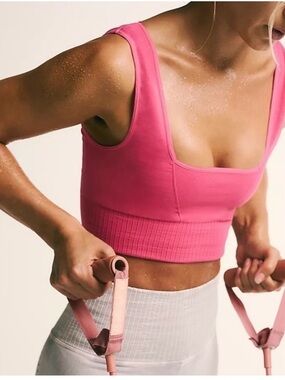 Free People Movement Good Karma Square Neck Bra